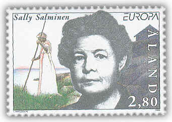 Posten lands  frimrke Sally Salminen 06.05 1996