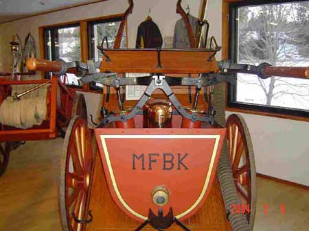 Fint utryckningsfordon a la h�stvagn