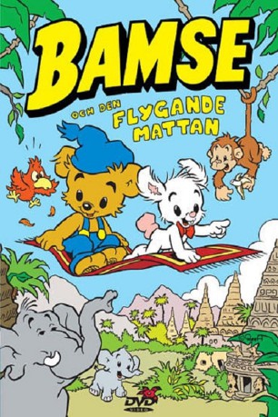 poster Bamse och den flygande mattan