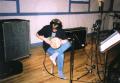 Nicke plays the djembe